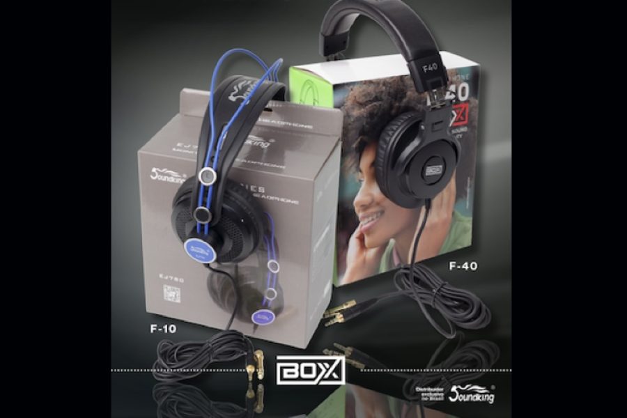 Durabilidade e performance com os fones F10 e F40 Soundking e Boxx