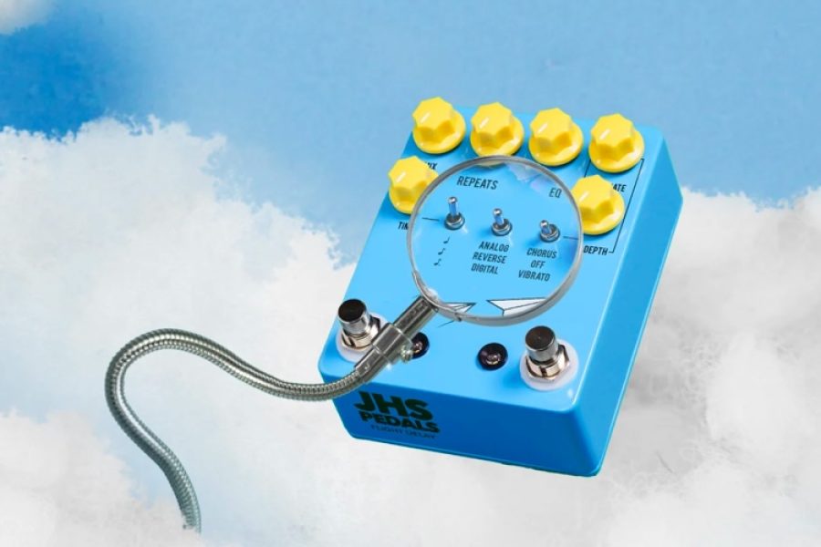 Tipos de delay essenciais no novo pedal Flight Delay da JHS