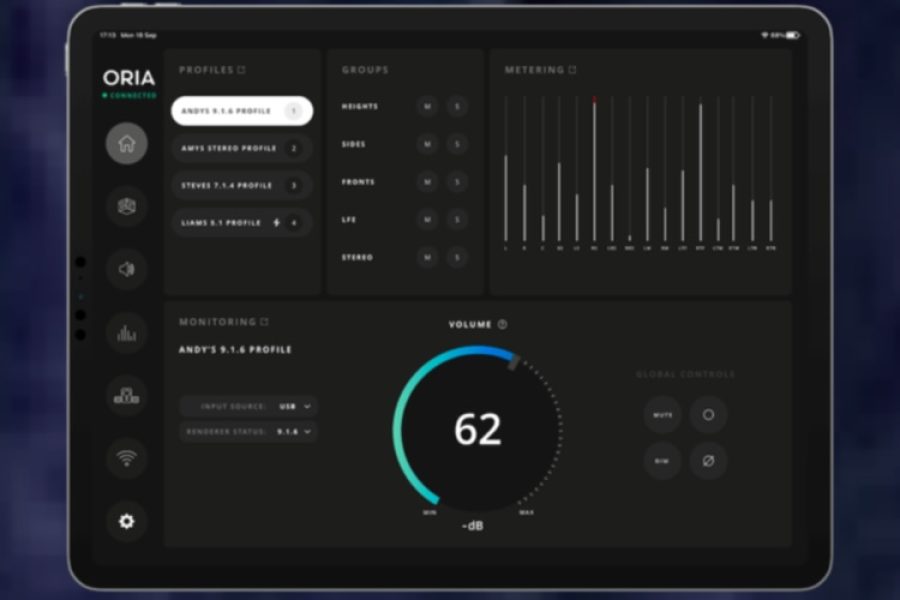 Audient apresenta Oria, novo aplicativo de controle remoto para iPad
