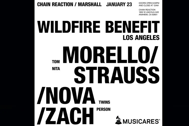 NAMM Show 2025: Marshall organiza show beneficente para apoiar vítimas de incêndios em LA