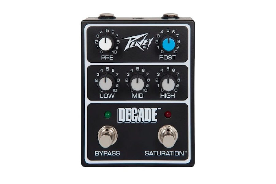 Peavey relança o timbre lendário do Decade com novo pedal pré-amplificador