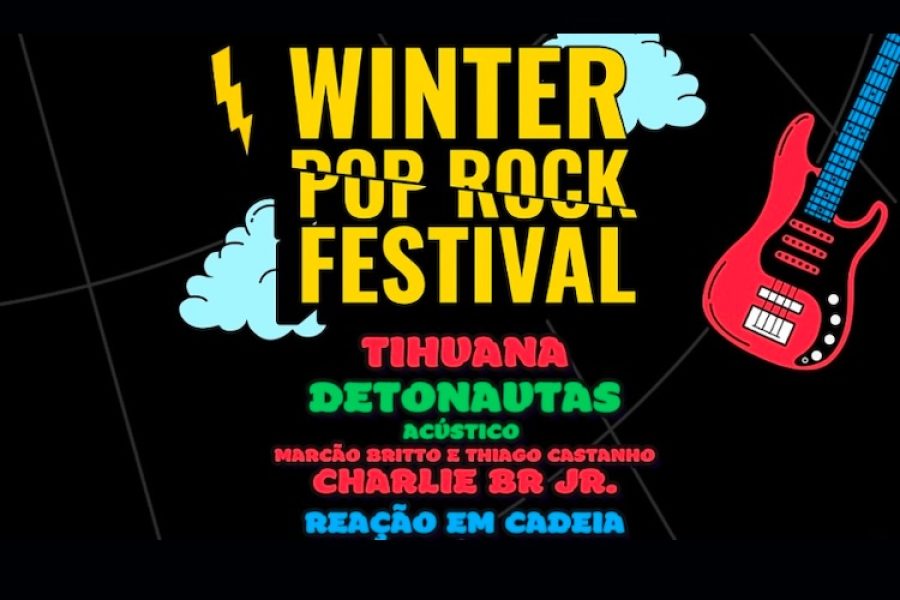 Winter Pop Rock Festival estreia em Curitiba com grandes nomes da música nacional