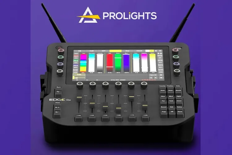 Prolights apresenta EdgeGo: uma mesa de iluminação portátil com 4 universos DMX 