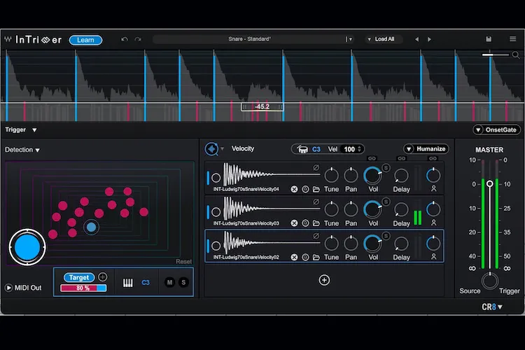 Waves lança InTrigger, plugin de substituição de bateria com detecção inteligente