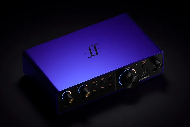 Focusrite celebra 40 anos com a edição de aniversário da interface Scarlett 2i2