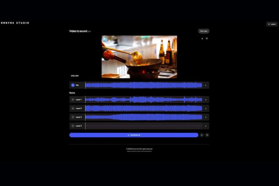 IBC 2025: Krotos apresenta Video to Sound, ferramenta com IA para sincronização automática de áudio