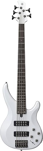 Contrabaixo 5 Cordas Ativo Captadores Cerâmicos Trbx305 Branco Yamaha, Yamaha, Trbx305