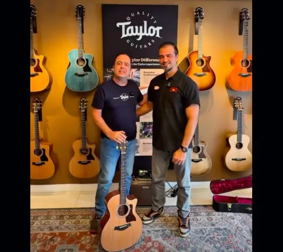 Taylor Guitars terá distribuição no Brasil pela Made in Brazil, confirma WMS