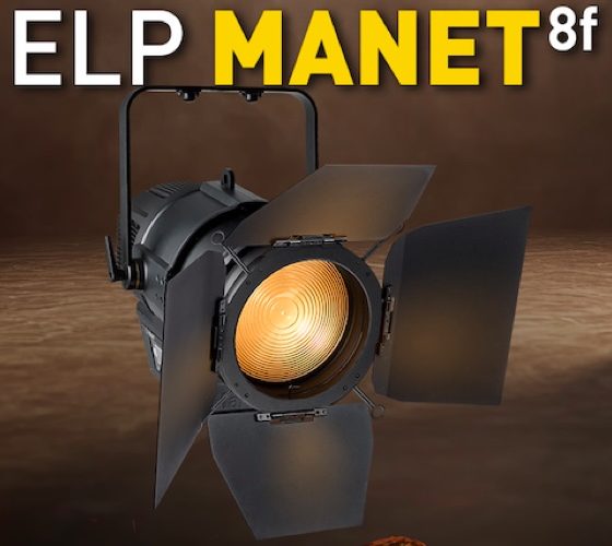 Martin ELP MANET 8f, um Fresnel LED para teatro e estúdio
