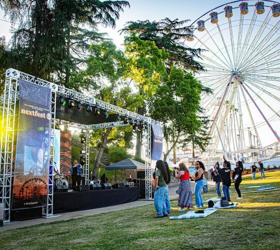 RCF nas instalações principais do NextFest Los Angeles