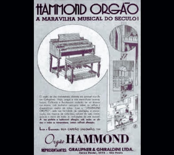 O uso do órgão Hammond no Brasil