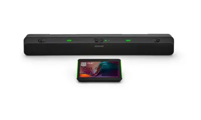 Shure integra áudio, vídeo e IA na nova IntelliMix Bar Pro para salas corporativas