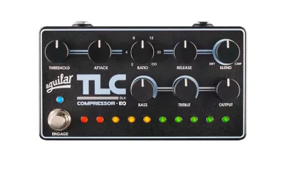 Aguilar lança o pedal TLC DLX Compressor EQ para baixo