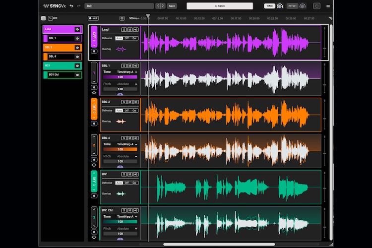 Waves atualiza Sync Vx para mais DAWs