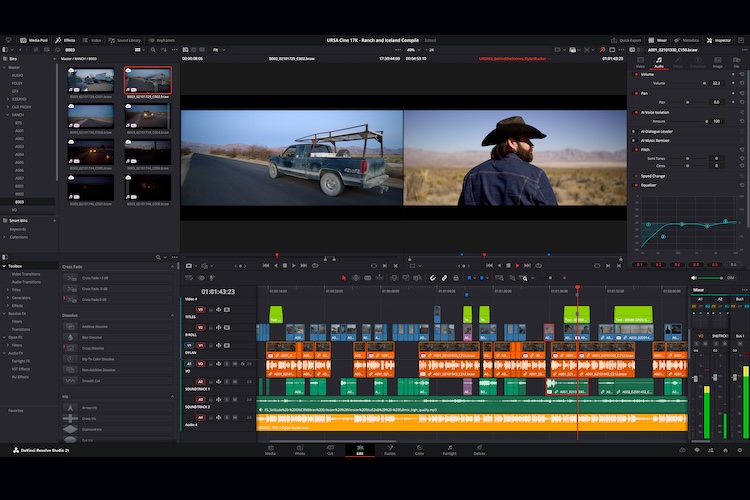 Blackmagic traz atualização DaVinci Resolve 21