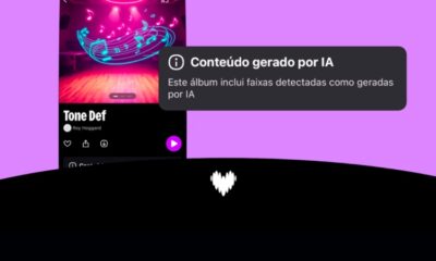 Deezer diz que 44% dos novos envios já são IA