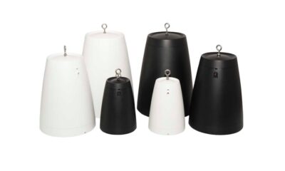 Peavey amplia Impulse com caixas pendentes para retail e hospitality