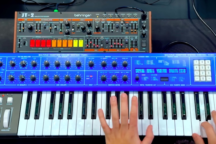 Behringer apresenta o JT-2, sintetizador analógico inspirado no som Jupiter