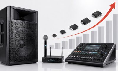 Aumento de preços nos microfones, caixas e perifericos de audio
