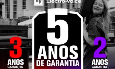Electro-Voice oferece garantia estendida no Brasil