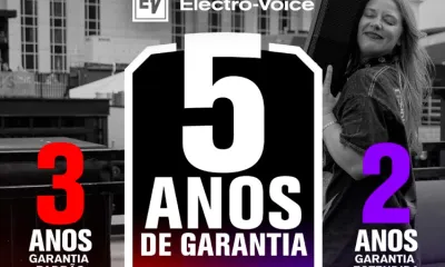 Electro-Voice oferece garantia estendida no Brasil