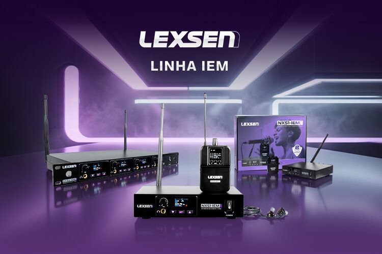Lexsen apresenta linha NXS-IEM de retorno de palco sem fio