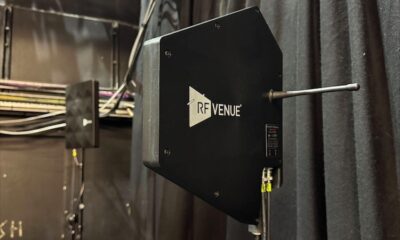 RF Venue Diversity Fin IPX leva a antena Diversity Fin para ambientes externos