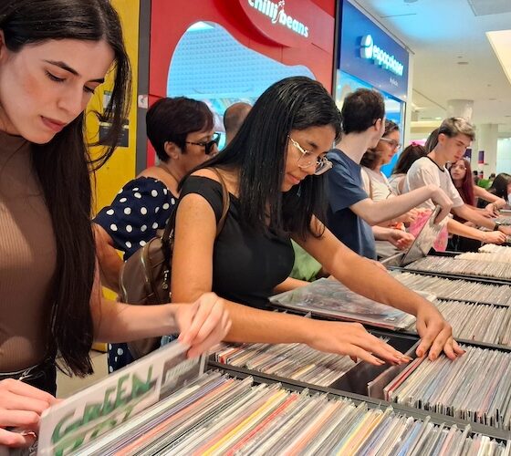 Feira de Discos de Vinil no Shopping Parque da Cidade