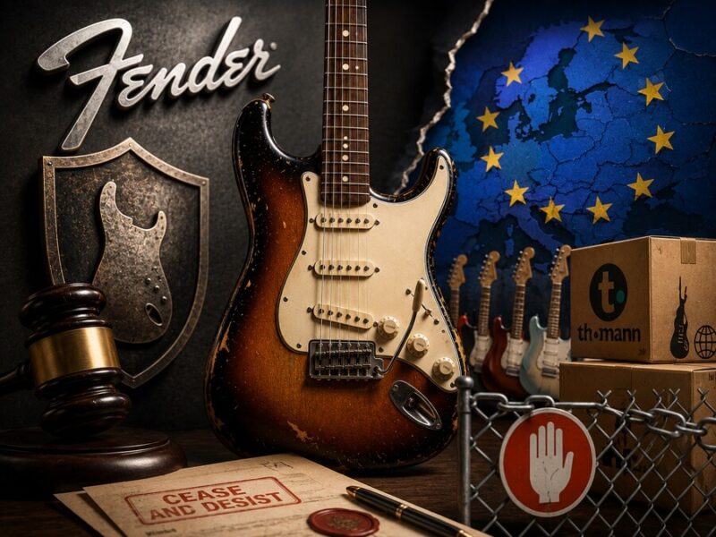 Thomann, a maior varejista de instrumentos do mundo, classificou de "formalidade" a decisão judicial que sustenta a ofensiva da Fender e pediu retorno a uma "parceria justa". O caso coloca em xeque quem pode fabricar e vender guitarras no formato S-style na Europa.
