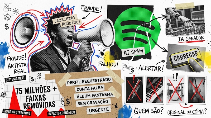 Spotify enfrenta crise de perfis sequestrados por IA