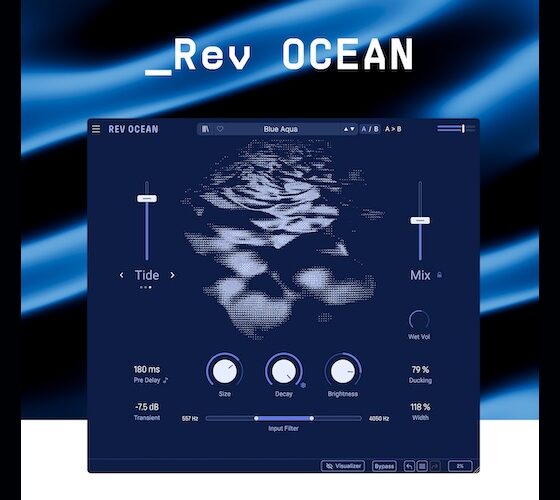 Arturia apresenta Rev OCEAN, reverb inspirada no movimento da água