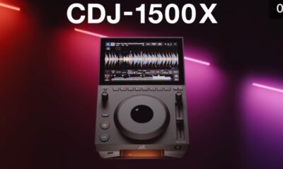 AlphaTheta apresenta CDJ-1500X, novo player DJ compacto e conectado