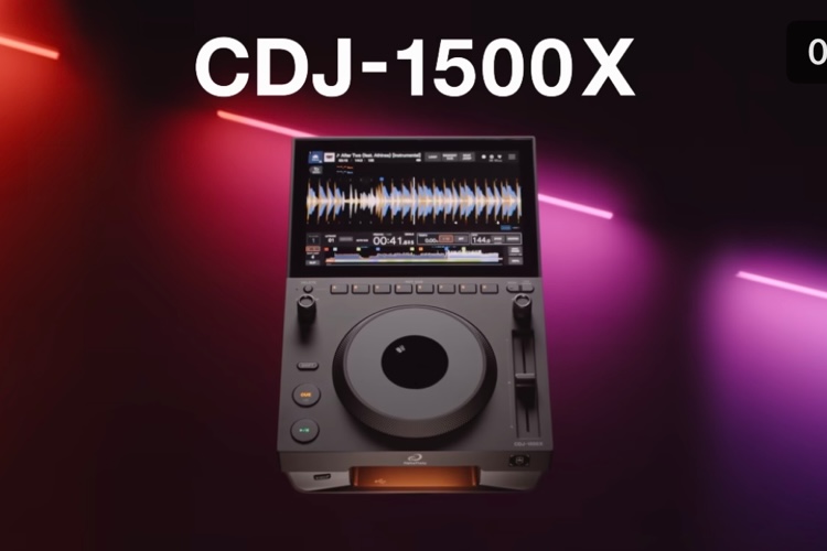 AlphaTheta apresenta CDJ-1500X, novo player DJ compacto e conectado