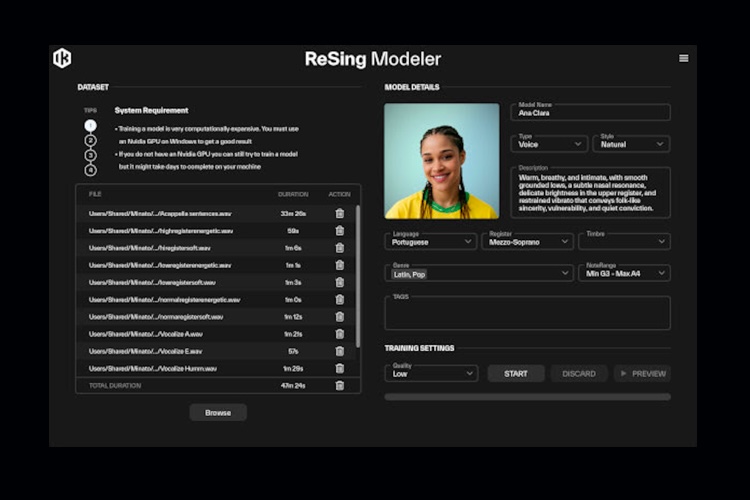IK Multimedia tem ReSing Voices Brazilian Pack com oito vozes em português