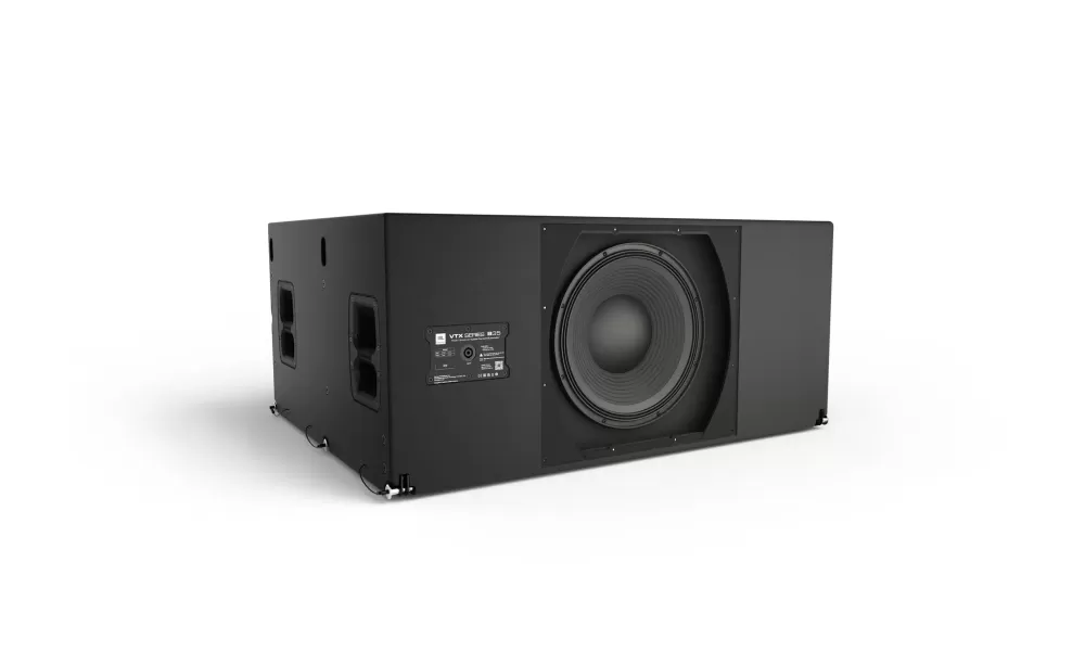 JBL lança o VTX B35, subwoofer cardioide arrayável que reforça controle direcional de graves em palcos de grande porte. Veja specs e compatibilidade.