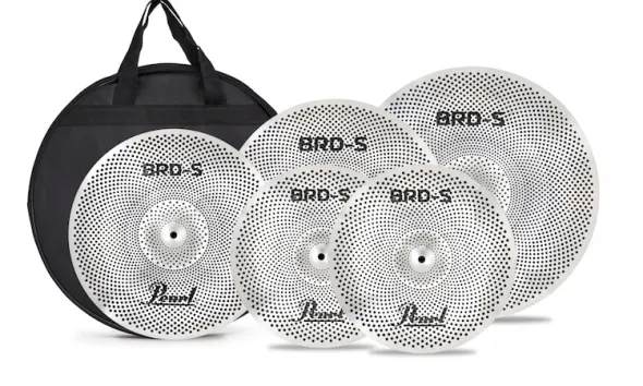 Pearl apresenta BRD-S Low Volume Practice Cymbals
