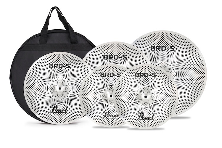 Pearl apresenta BRD-S Low Volume Practice Cymbals