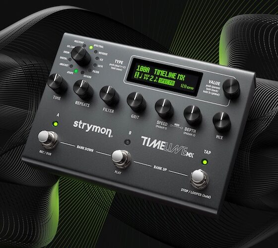 Strymon apresenta TimeLine MX com dois delays simultâneos e looper estéreo