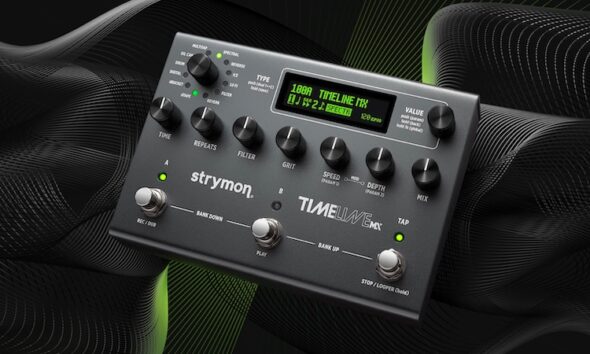 Strymon apresenta TimeLine MX com dois delays simultâneos e looper estéreo