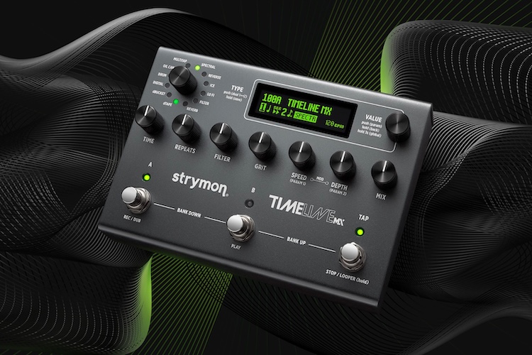 Strymon apresenta TimeLine MX com dois delays simultâneos e looper estéreo