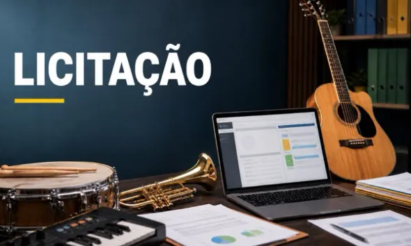 licitacao de instrumentos musicais