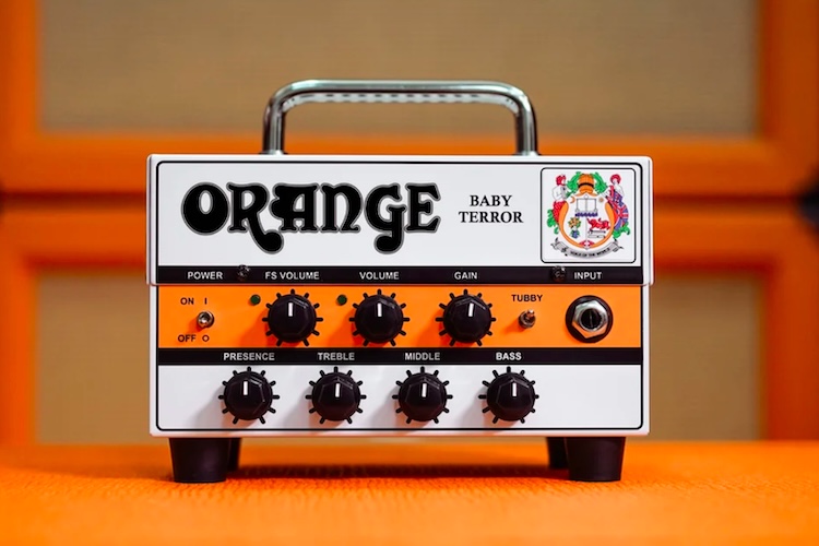 Orange Baby Terror, cabeçote compacto de 20 W com recursos para palco e gravação