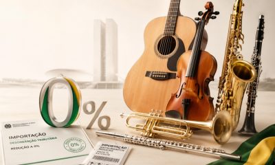 Governo zera Imposto de Importação de violões, violinos e instrumentos de sopro