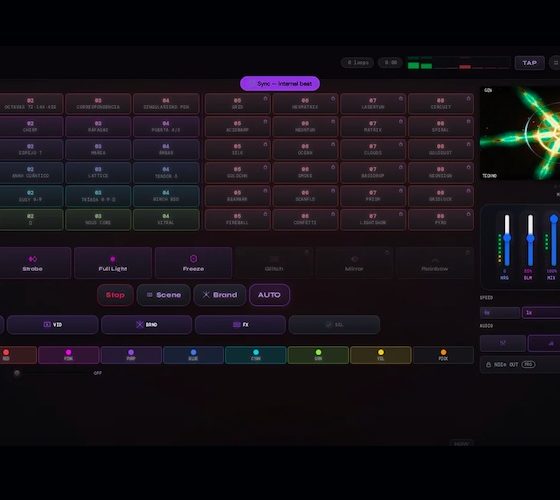 LumaDeck transforma o navegador em instrumento visual para DJs, VJs e performers