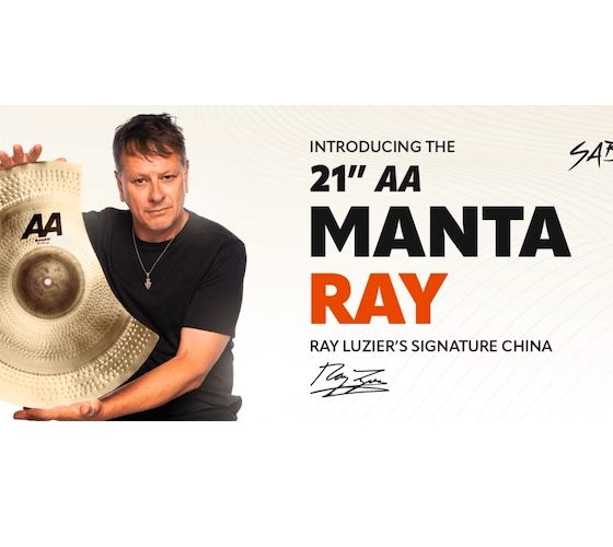 SABIAN e Ray Luzier lançam prato 21″ AA MantaRay Chinese