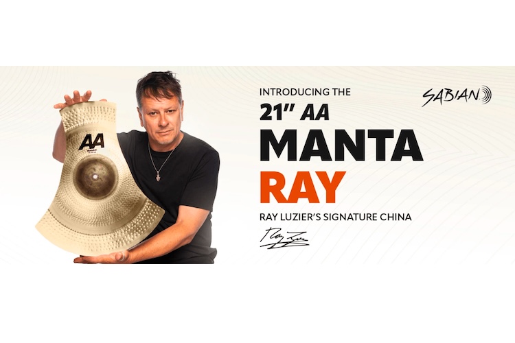 SABIAN e Ray Luzier lançam prato 21″ AA MantaRay Chinese