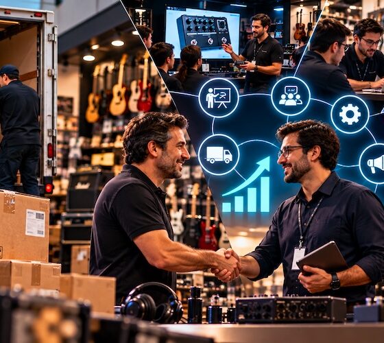 Seu fornecedor ajuda você a vender ou apenas entrega caixas?