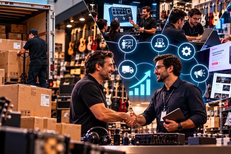 Seu fornecedor ajuda você a vender ou apenas entrega caixas?