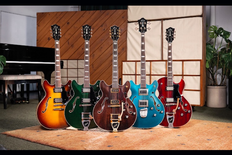 Guild renova família Starfire com guitarras Custom, Deluxe e novo baixo