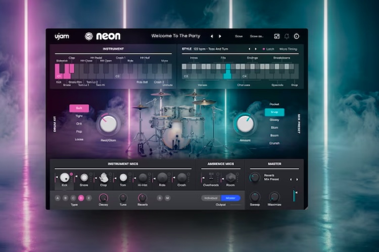 UJAM NEON combina bateria eletrônica e execução humana para acelerar produções